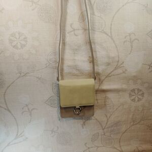 K.carroll Chic Light Green And Grey Crossbody Bag